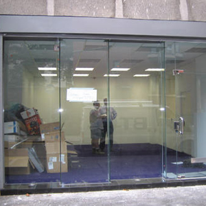 shop front door repair Blythe